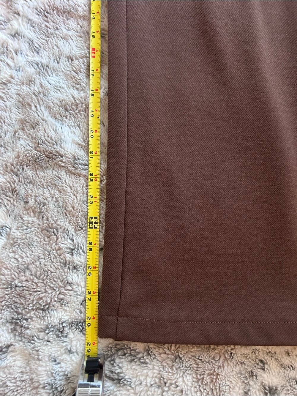 Max Studio London Brown Wide-Leg Knit Pants - Women's Comfort Trousers XS - Picture 5 of 5